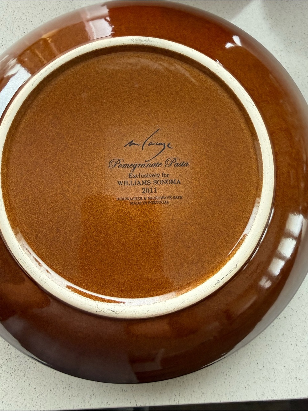 William Sonoma Pomegranate Pasta Bowls - Picture 2 of 3